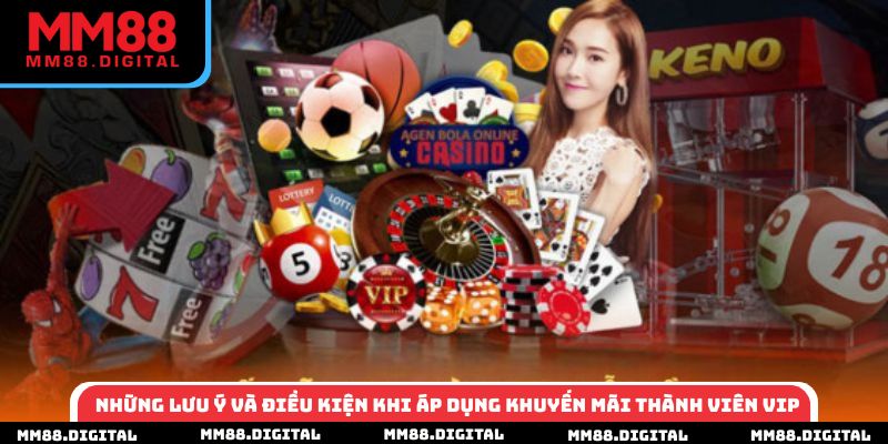 Những lưu ý và điều kiện khi áp dụng khuyến mãi thành viên VIP